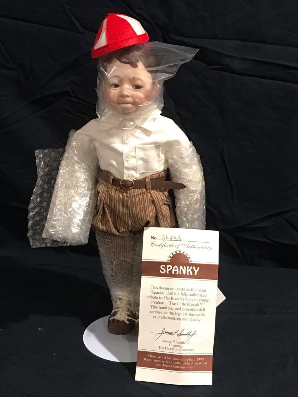Spanky collectible doll from The little rascals